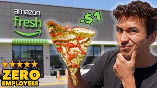 Eating At The NEW AMAZON Market... (5 STAR)