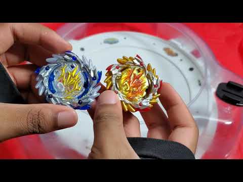 Beyblade Burst Battle: Amaterios.3.Ds vs Amaterios.α'α.αn | Takara Tomy vs Hasbro!