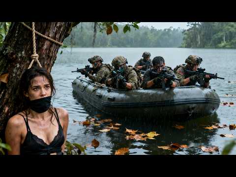 Special forces cross the river, storm terrorist base, and rescue hostages#movie