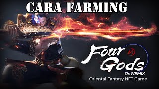 Cara mining Red gem dan Cara Withdraw Four gods on Wemix | Play To Earn