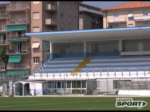 Lavori in corso Stadio Comunale di Chiavari