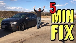 Car won't start after getting gas.  Fix!