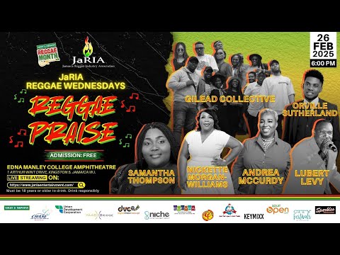 JaRIA Reggae Wednesdays - Reggae Praise