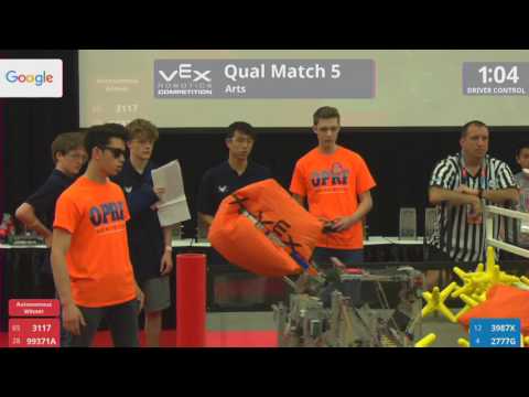 2017 VRC Arts Q5 - 3117 99371A vs 3987X 2777G - 42 to 13