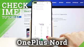 How to Check IMEI & SN in OnePlus Nord – Find IMEI Info