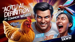 Actual Definition of Common Words #facts #definitions