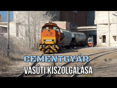 Az utolsó tehervonatok a beremendi cementgyárban