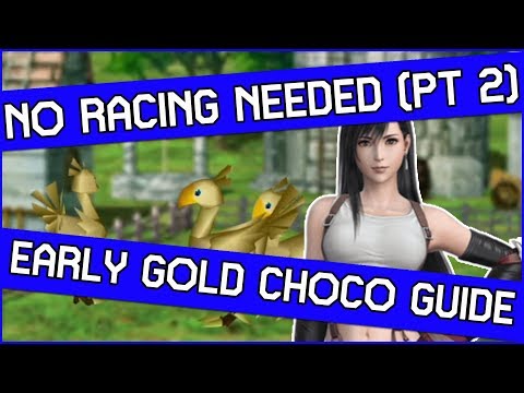 Early Chocobo Breeding Trick in Final Fantasy 7 - Get A Gold Chocobo with Tifa Guide! Part 2
