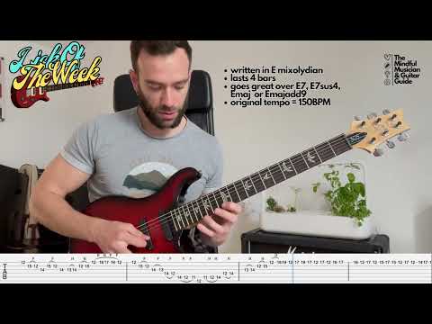 LICK OF THE WEEK #1 - MIXOLYDIAN