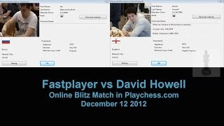 preview picture of video 'Ian Nepomniachtchi vs David Howell Online Chess Blitz Part 1'