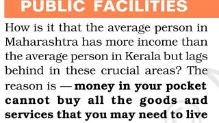 Public facilities /Economic  chapter 1st / Development /class 10/