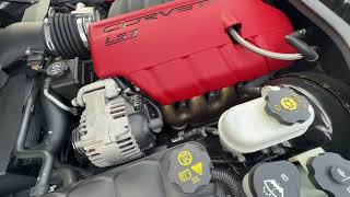 2013 Chevrolet Corvette 427 Convertible-Engine Bay