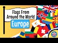 Learn Flags And Cities Of Europe On The Map Fun Geography For Kids