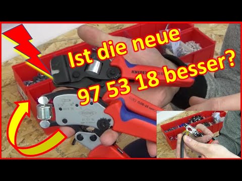 Antgalių užspaudimo replės KNIPEX Twistor 16 video