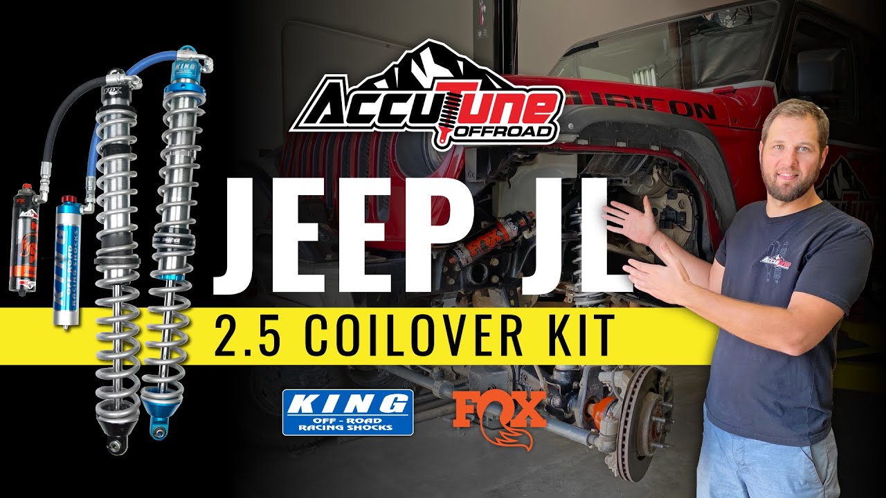AccuTune Off-Road Weld-On 2.5 Coilover Kit for Jeep JL Rubicon
