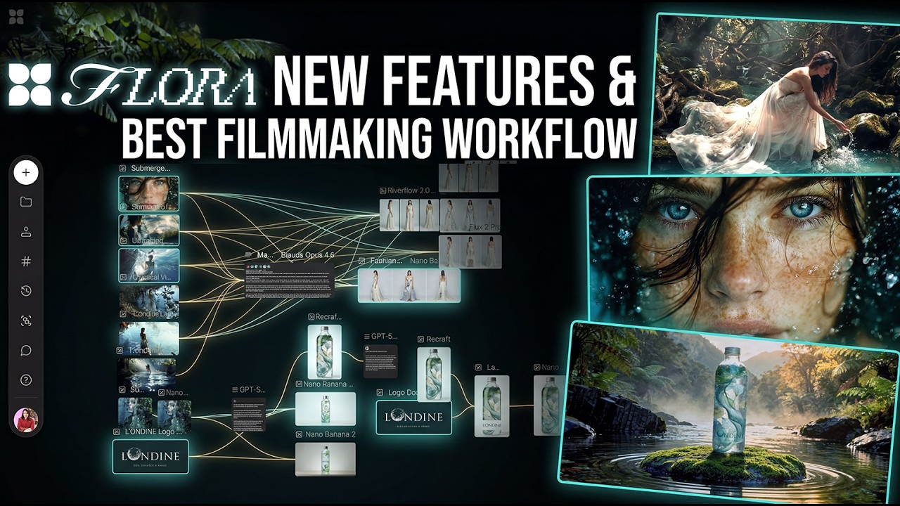 FLORA AI - NEW FEATURES AND BEST FILMMAKING WORKFLOW
