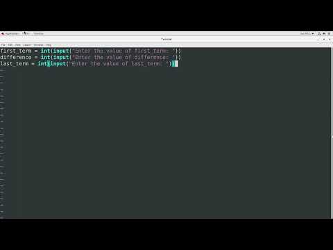 Arithmetic Progression Python Coding Ai Maths Programmer_script99 Full Video