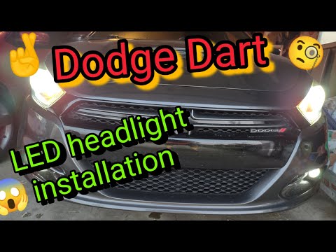 Auxito LED head lights for Dodge Dart
