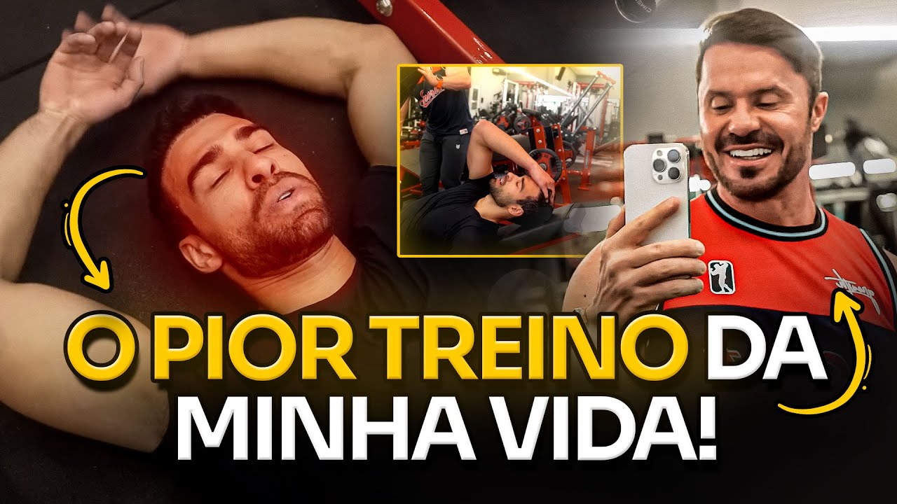 O TREINO MAIS PESADO DA MINHA VIDA - PASSEI MUITO MAL!!! - MARCOS PAULO E RENATO CARIANI