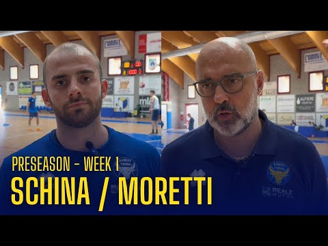 Preseason, Week 1 | Matteo Schina e coach Moretti