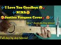 I love you goodbye - Guitar Tutorial With Intro + Chords Justin vasquez Acoustic Cover Tagaloglesson