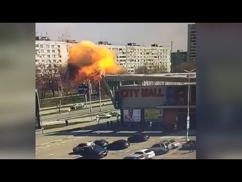 Russia attacks filmed in Zaporizhzhia Ukraine