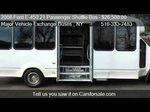 2008 Ford E-450 21 Passenger Shuttle Bus For Sale www.getanybus.com