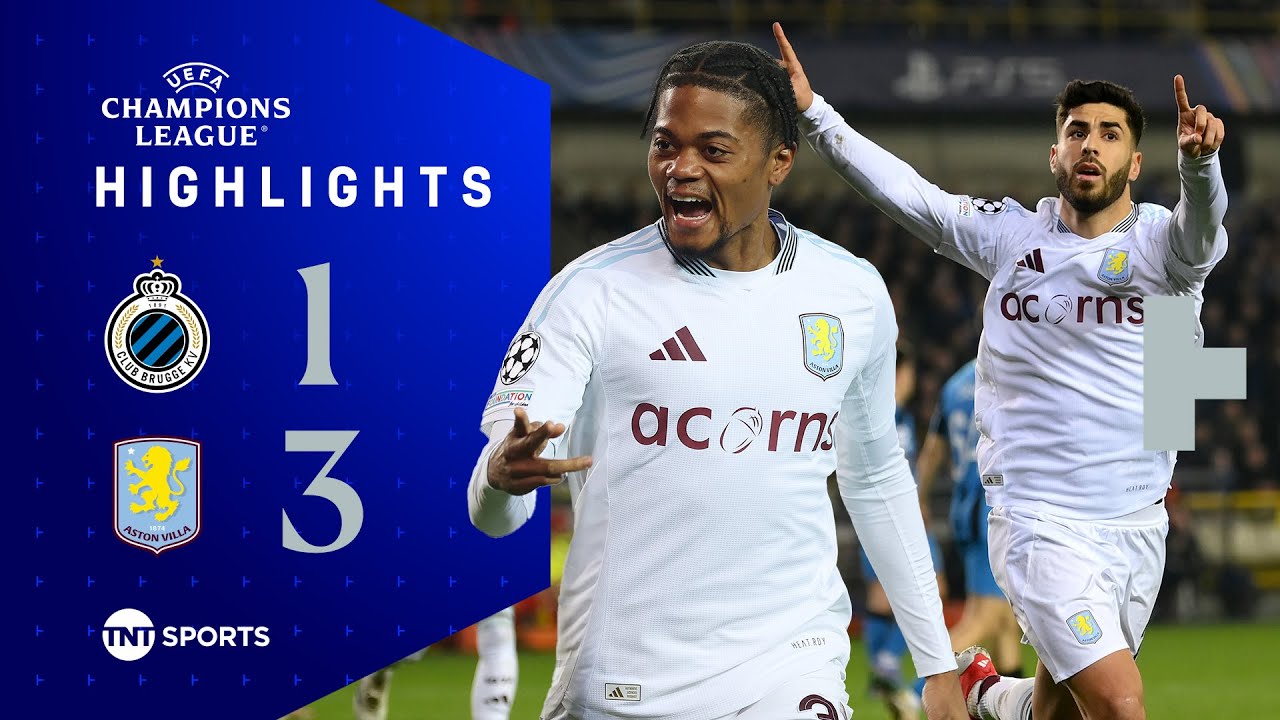 Clumsy Brugge Punished By Villa! 😬 | Club Brugge 1-3 Aston Villa | UEFA Champions League Highlights
