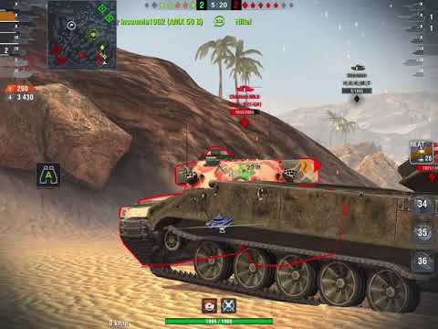 WoT Blitz deutsch, T-22 Medium richtig einsetzen auf Oasenpalme