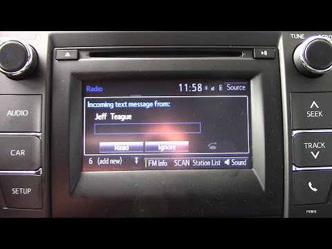 How to Pair Toyota Entune Text Messaging with Droid...