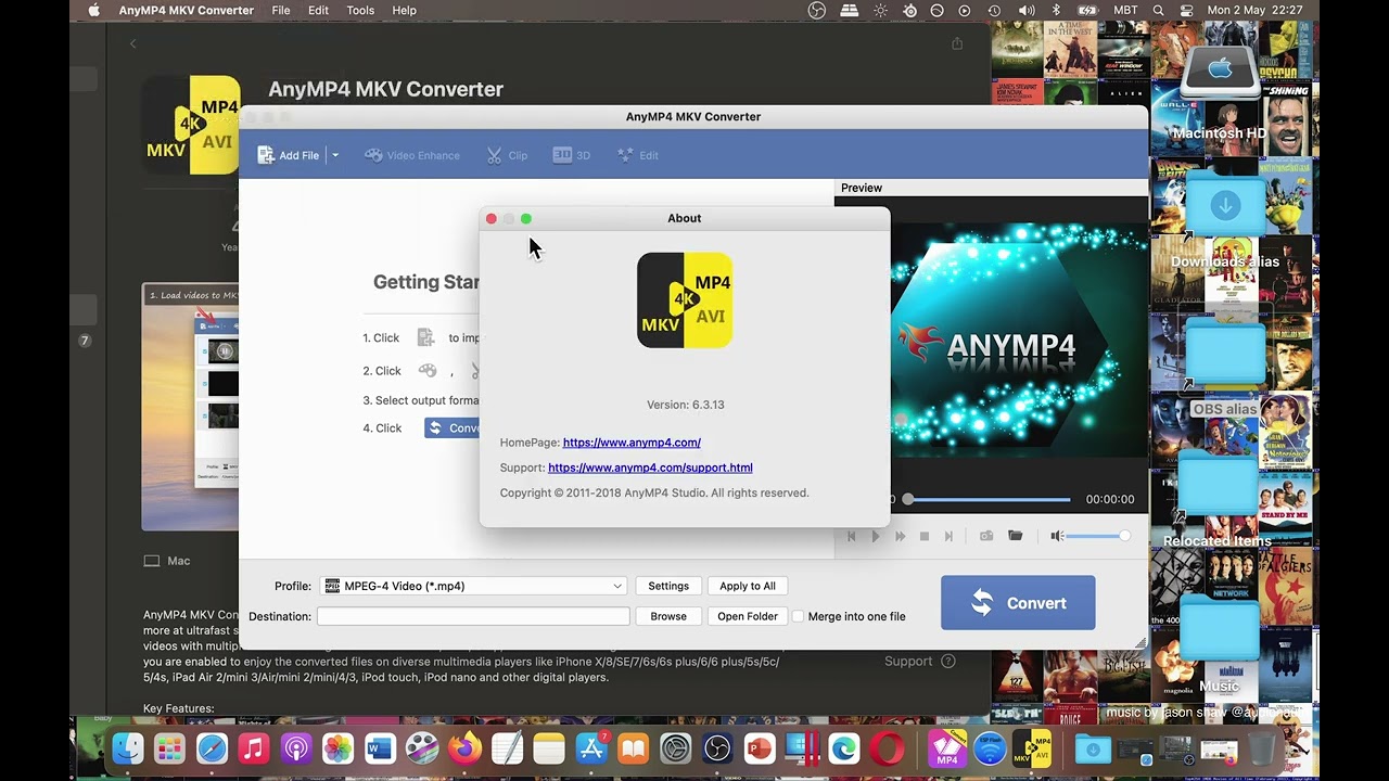 AnyMP4 MKV Converter Developer Tools App [MAC] Basic Overview - Mac App Store