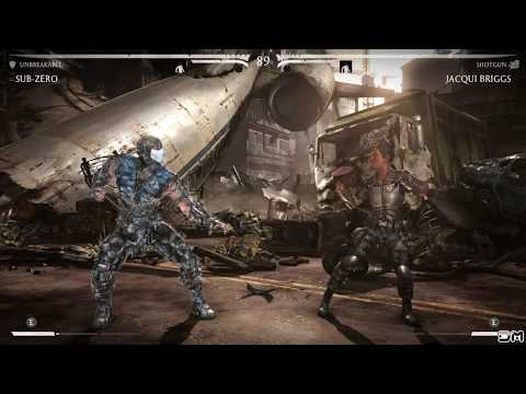 Mortal Kombat X Sub-Zero Ice Cube All Characters Heads "Ice Cubed" Brutality