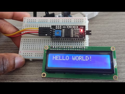 How Set Up an LCD Display with Arduino using I2C Module #i2cmodule #lcddisplay #arduino