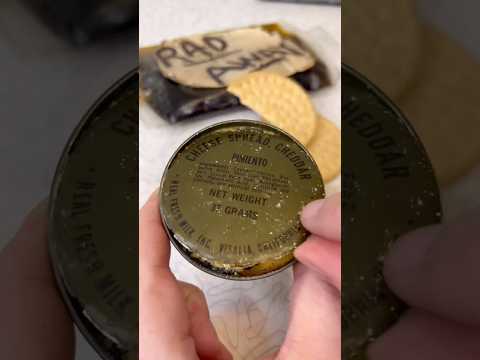 Opening 60 Year Old Cheese & Crackers from a Fallout Shelter!