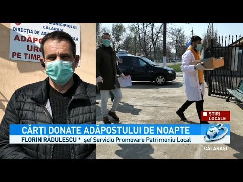 Știri Locale - 150 de cărți donate Adăpostului de noapte