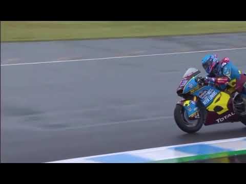 MotoGP, Moto2 Big sideway big save from Alex Marquez 73 , Japan 2019