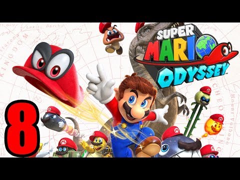 Super Mario Odyssey playthrough pt8 - On to World 2: Of Frozen Sands