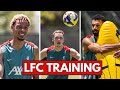 Florian Wirtz S Corners Hugo Ekitike S Finishing Liverpool FC Training