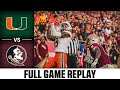 Miami vs. Florida State Full Game Replay | 2023 ACC Football
