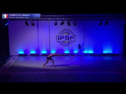 Doubles Diego Novello & Stefania Cremaschi Italy - Silver 2017 World Artistic Pole Championships