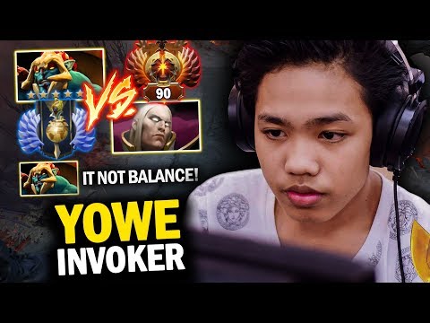 THE DIFFERENCE BETWEEN RANK 90 AND DIVINE 5 | YOWE INVOKER VS HUSKAR MID - DOTA 2 INVOKER