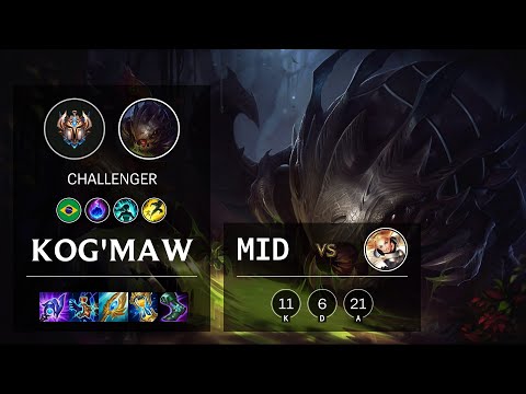 Kog'Maw Mid vs Lux - BR Challenger Patch 11.5