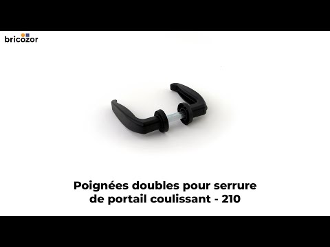 Poignées doubles  - pour serrure de portail coulissant - 210 COMUNELLO