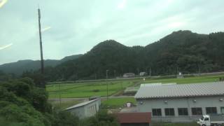 preview picture of video '山陰本線の旅＃17 浜坂駅→岩美駅(車窓)　2014/08/07'