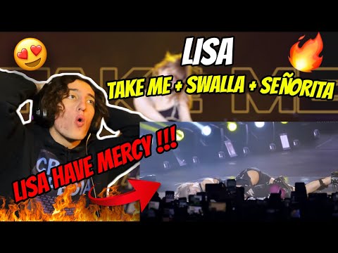 South African Reacts To LISA - Take me + Swalla + Señorita ( LIVE PERFORMANCE !!! )