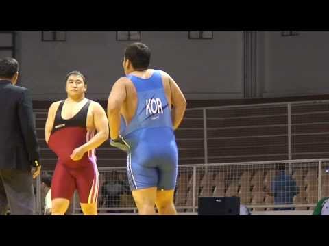 Freestyle Wrestling - Korea vs. Kirgyzstan - Painful PIN 레슬링