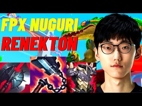FPX NUGURI PLAYS RENEKTON VS CAMILLE TOP |KR GRANDMASTER PATCH 11.6| [League of Legends]FullGameplay
