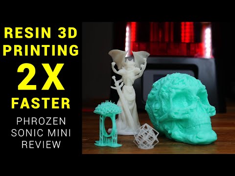 Resin 3D printing in half the time - Phrozen Sonic Mini review