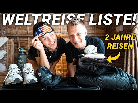 Unsere WELTREISE PACKLISTE (alles was du für deine Reise Backpacking Urlaub brauchst!)