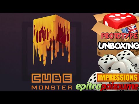 Cube Monster - Prototype Unboxing & Impressions (EN) by Epitrapaizoume